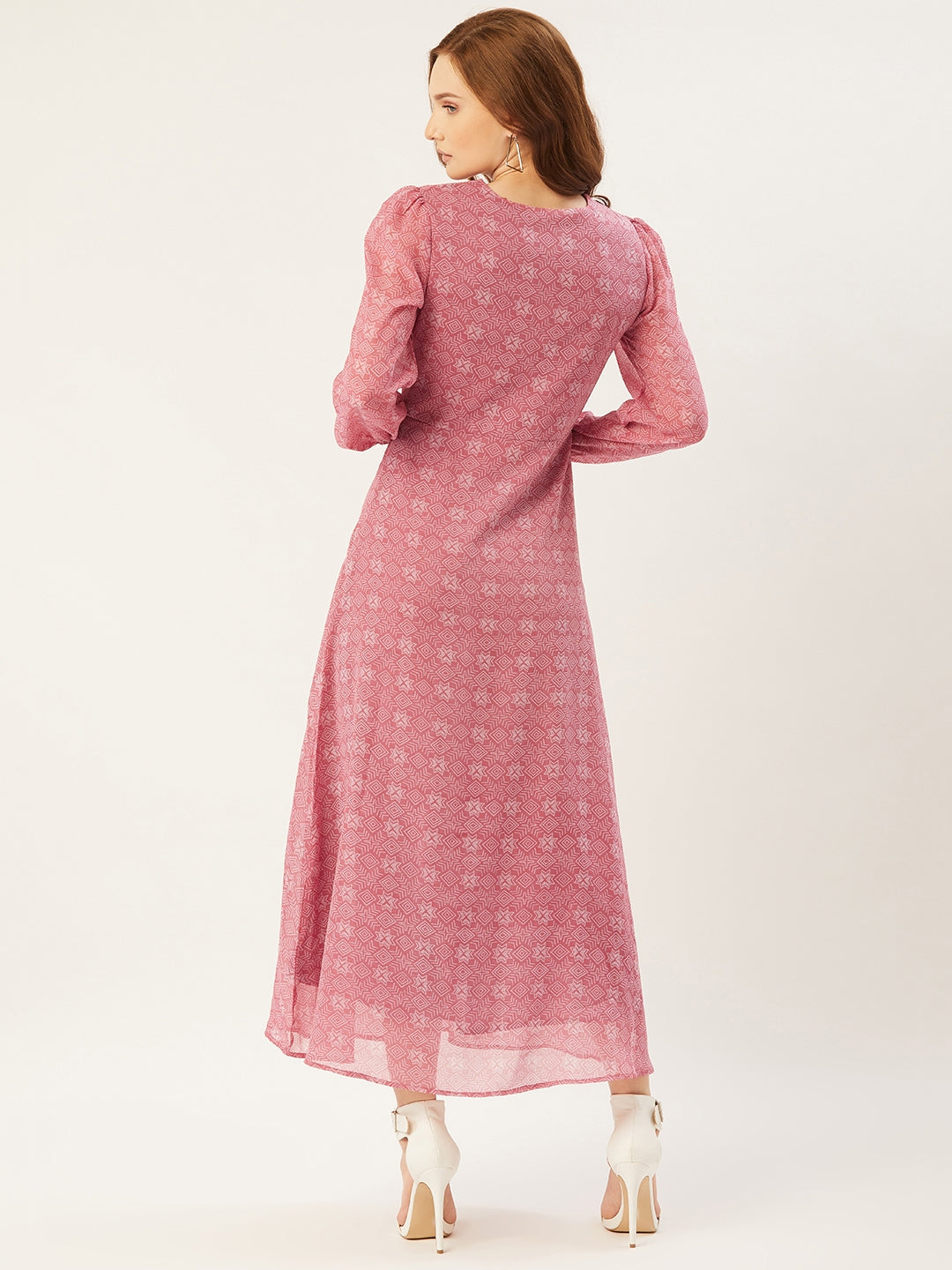 Women Pink Maxi Dress