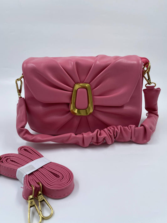 Solid Rose Pink Women's Bag